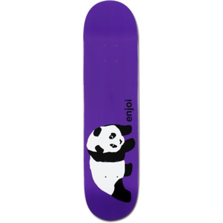 Enjoi Original Panda Purple 7.75 Skateboard Deck