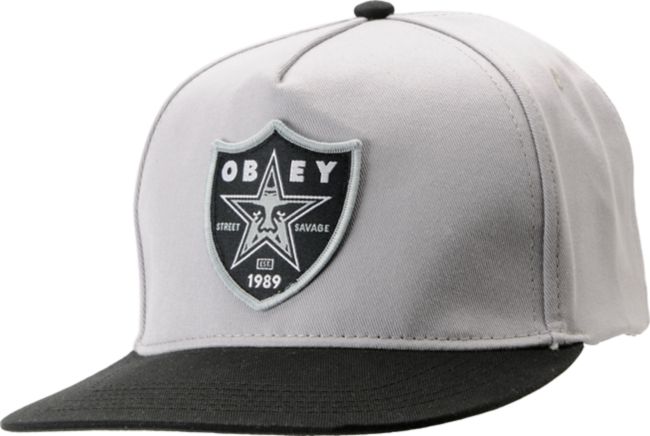 Obey Street Savage Grey Snapback Hat