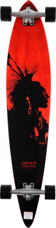 Arbor Timeless 46 KOA Pin Tail Longboard Complete