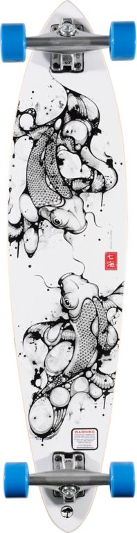 Arbor Fish 38 Bamboo Pintail Longboard Complete
