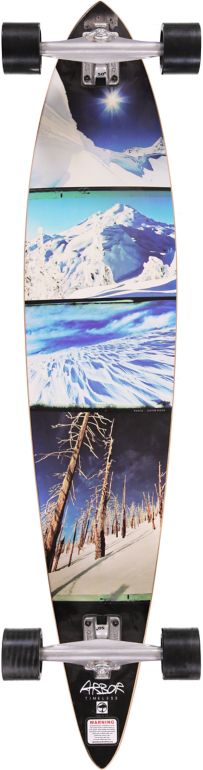 Arbor Timeless 46" Pin Tail Longboard Complete