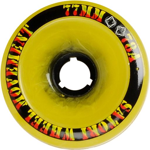 Satori 77mm Rasta Ring Longboard Wheels