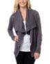 Element Lariat Purple Wrap Sweater