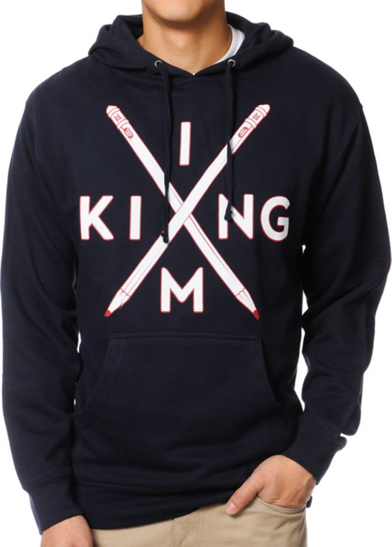 IMKING Breakdown Navy Pullover Hoodie