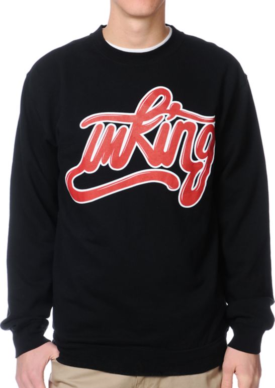IMKing Captain Black Crew Neck Sweatshirt