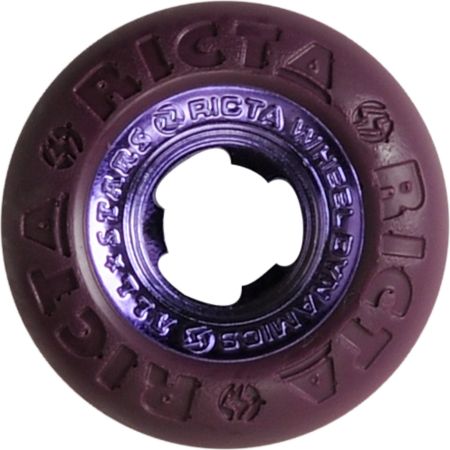 Ricta Chrome Core All Star 53mm Purple Skateboard Wheels