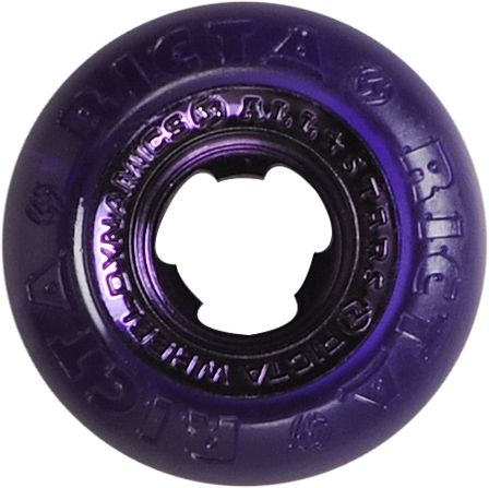 Ricta Crystal Chrome All Star 51mm Purple Skateboard Wheels