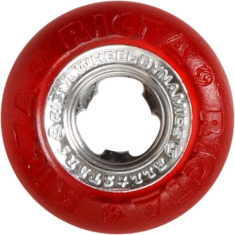 Ricta Crystal Chrome Cores All Star 52mm Red Skateboard Wheels