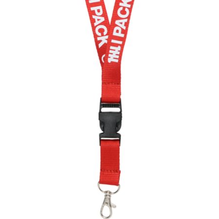 Casual Industrees 6 Pack Red Lanyard