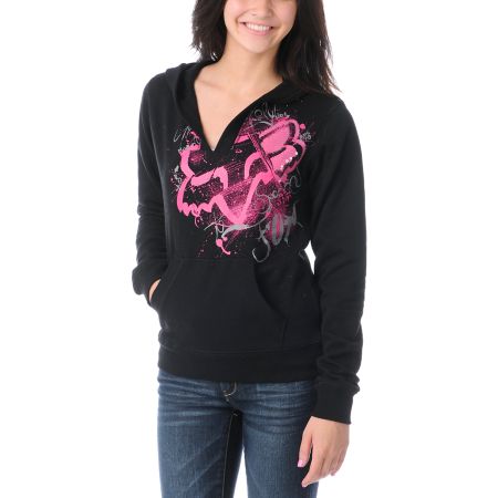 Fox Girls Opulence Black Pullover Hoodie