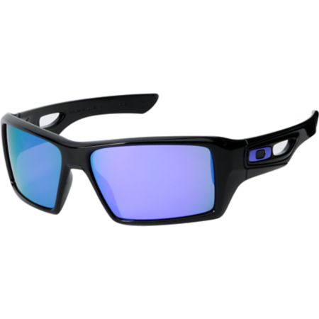 Oakley Eyepatch 2 Matte Black & Violet Iridium Sunglasses