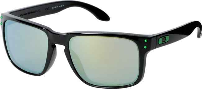 Oakley Holbrook Moto GP Black & Emerald Iridium Sunglasses