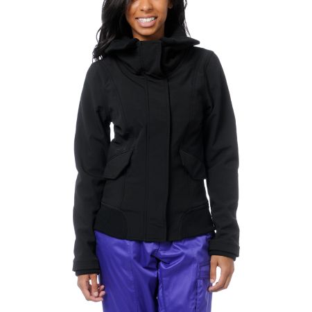 Fox Girls Kylie Tech Series Black Fleece Jacket