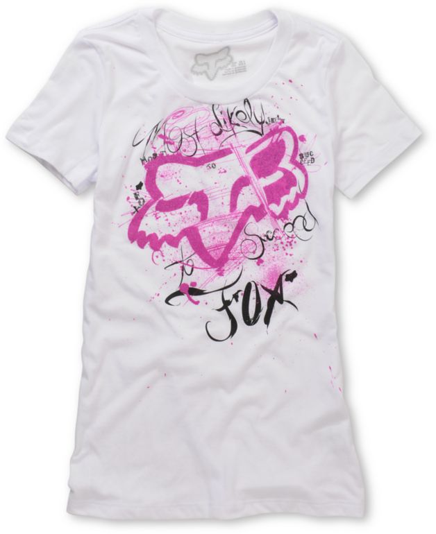 Fox Girls Opulence White Tee Shirt