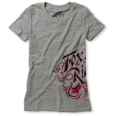Fox Girls Savvy Heather Grey Tee Shirt