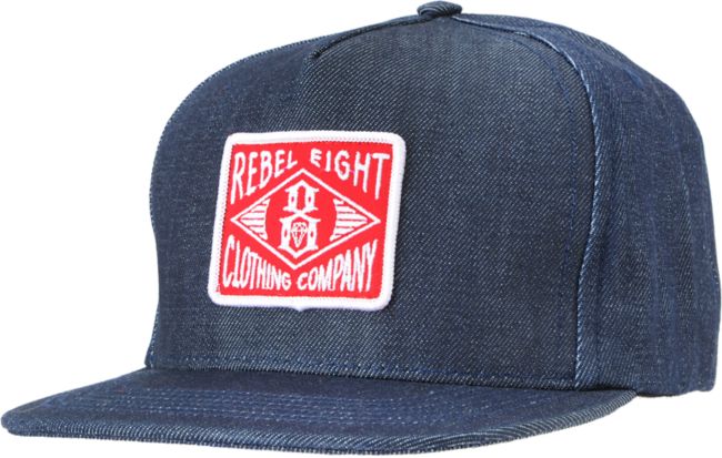 REBEL8 Scout Denim Snapback Hat