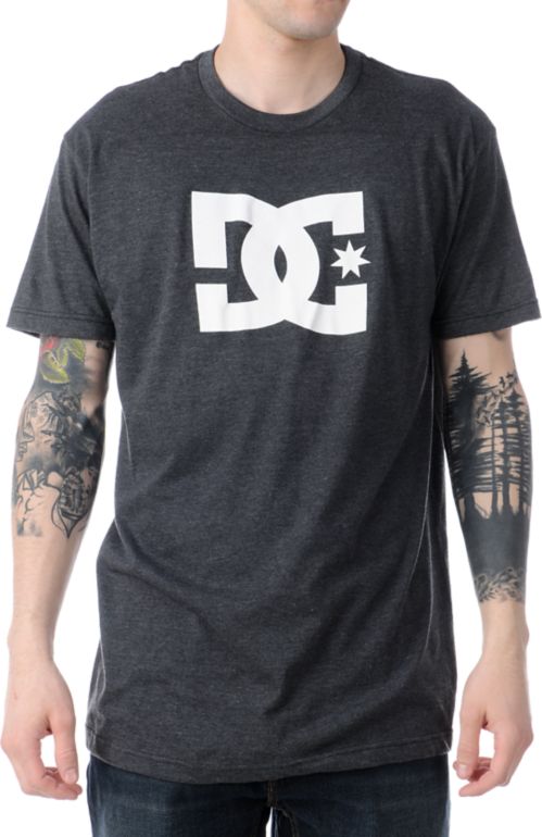 DC Dyrdek Star Charcoal Grey Tee Shirt