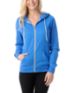 Zine Girls Princess Blue Zip Up Hoodie