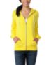 Zine Girls Buttercup Yellow Zip Up Hoodie