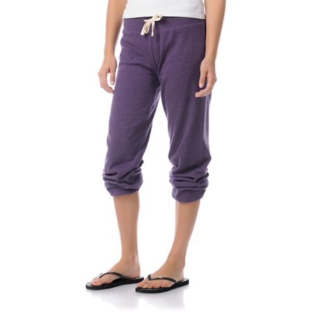 Zine Girls Purple Pennant Sweatpants