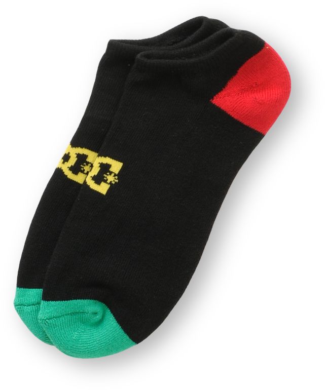 DC Shoes Pickup Rasta Ankle Socks