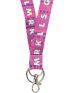 Glamour Kills Pink Art Lanyard