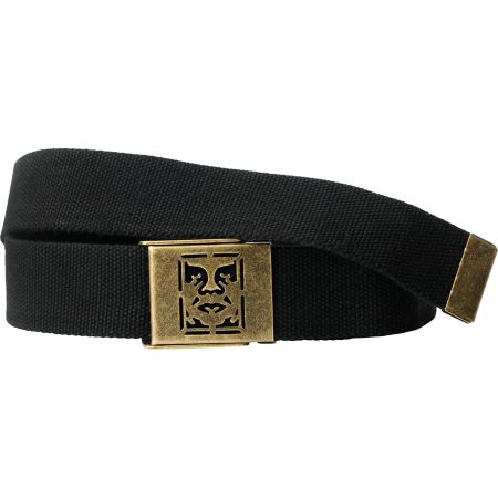 Obey Icon Black Web Belt 