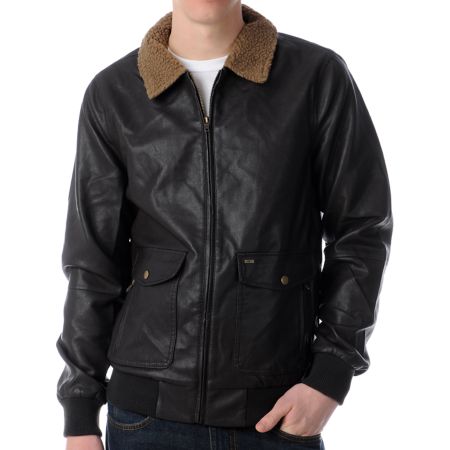 Obey Downtown Brown Bomber Jacket