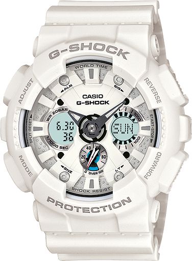 G-Shock GA120-7A  X-Large Matte White Watch