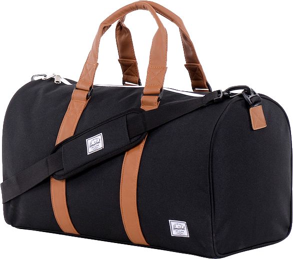 Herschel Supply Ravine Black & Tan Duffel Bag