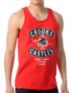 Crooks and Castles Air Gun Spade Red Tank Top