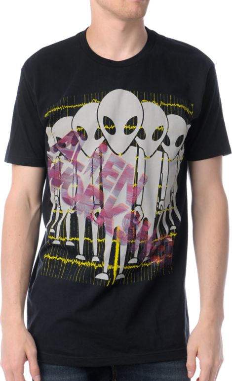 Alien Workshop Frequency Black Tee Shirt