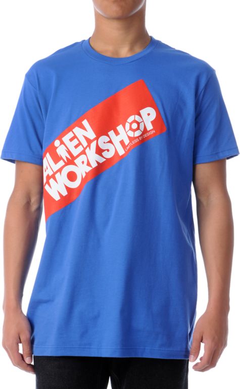 Alien Workshop Film Works Blue Tee Shirt