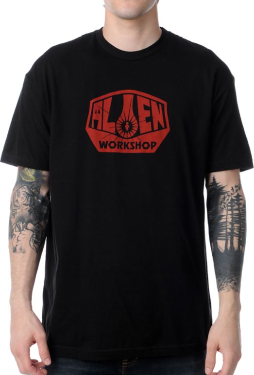 Alien Workshop OG Logo Black Tee Shirt
