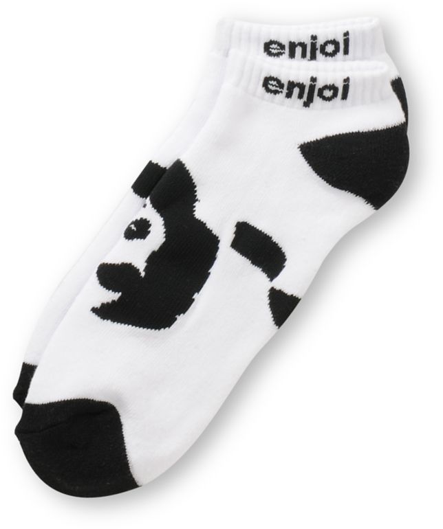 Enjoi Panda Feet Ankle Socks