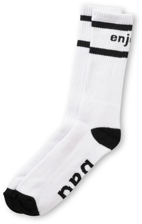 Enjoi Smells Bad White Crew Socks