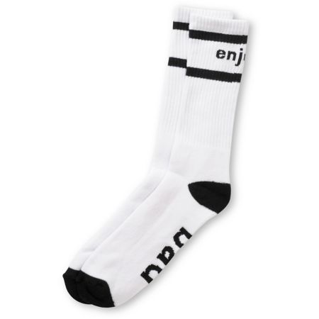 Enjoi Smells Bad White Crew Socks