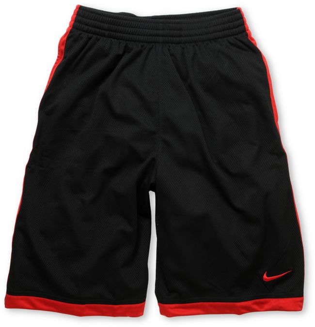 Nike Money 23" Black & Red Mesh Shorts