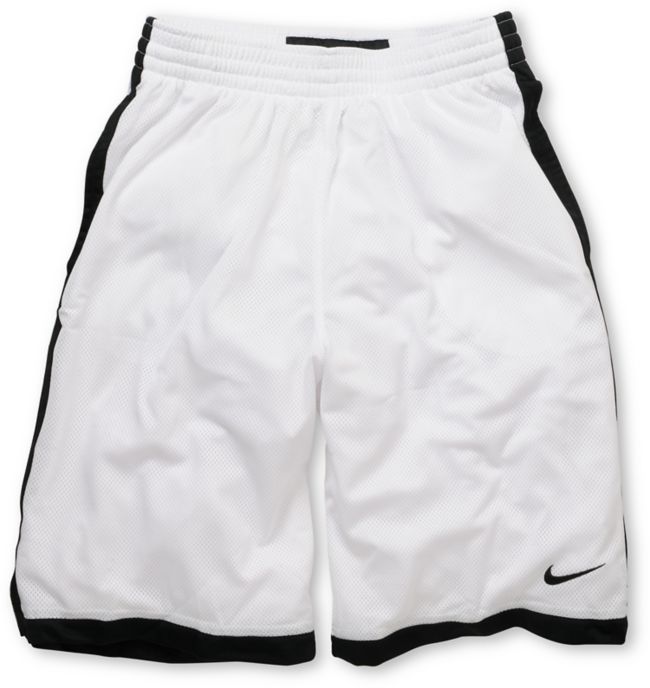 Nike Money 23" White & Black Mesh Shorts