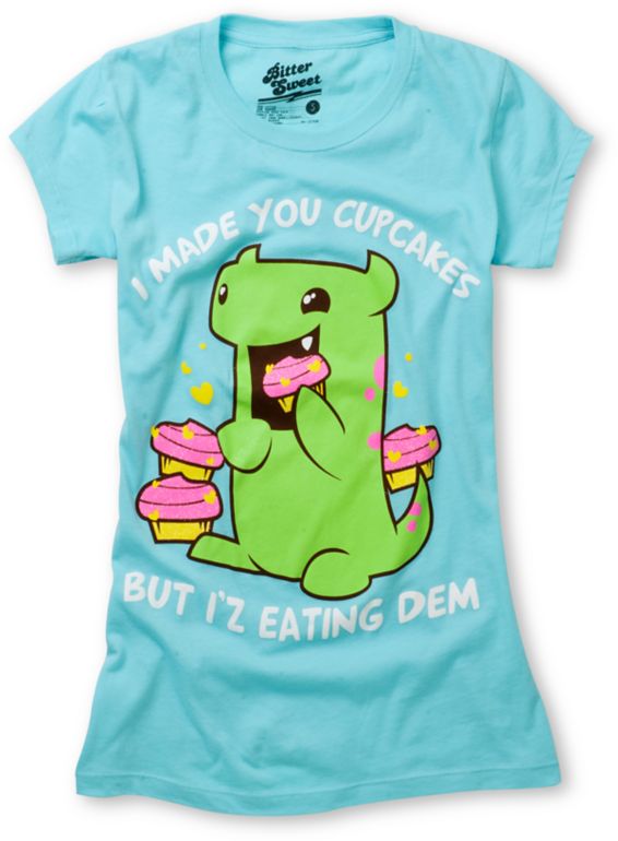 Bitter Sweet Eating Dem Teal Tee Shirt