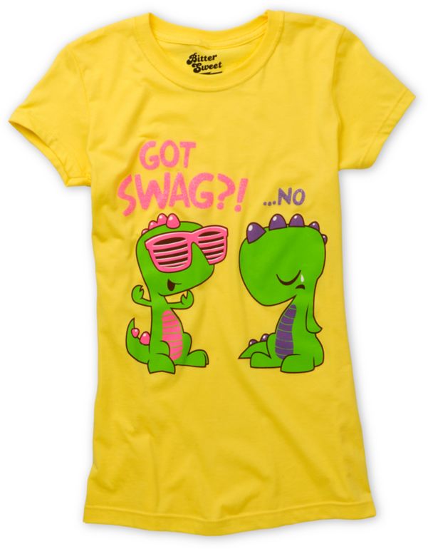 Bitter Sweet Got Swag Yellow Tee Shirt