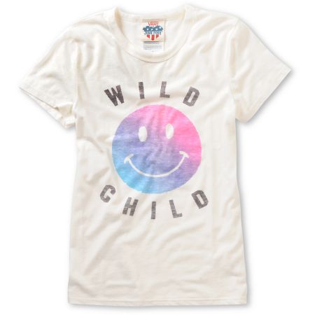 Vans x Junk Food Wild White Tee Shirt