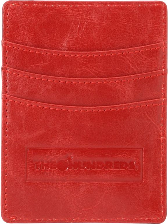 The Hundreds Monty Card Holder Red Wallet