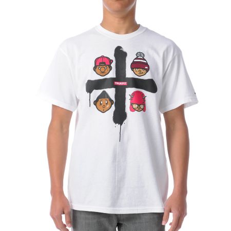 Trukfit Connect Four White Tee Shirt