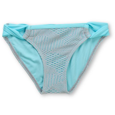 Gossip Flip Side Aqua & Grey Crochet Loop Side Bottom