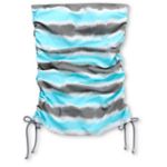 Gossip Wipe Out Turquoise & Grey Tie-Dye Tankini Top