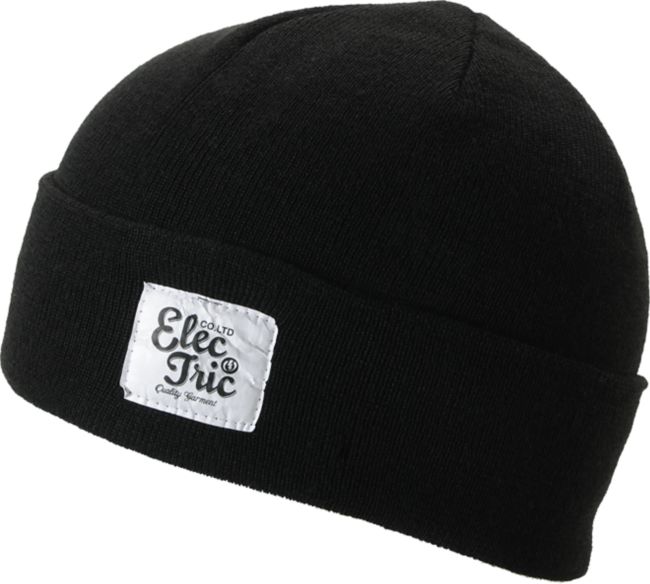 Electric Classic Black Fold Beanie