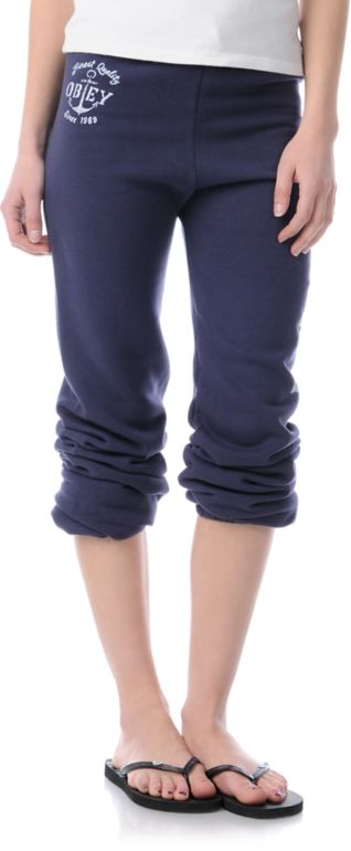 Obey Finest Anchor Navy Blue Sweatpants