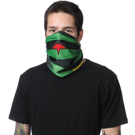 Celtek Heist Rasta 2013 Fleece Lined Face Mask 