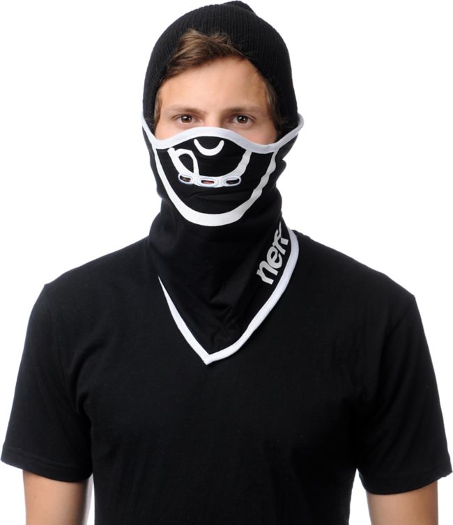 Neff Suckerface Black Face Mask Bandana